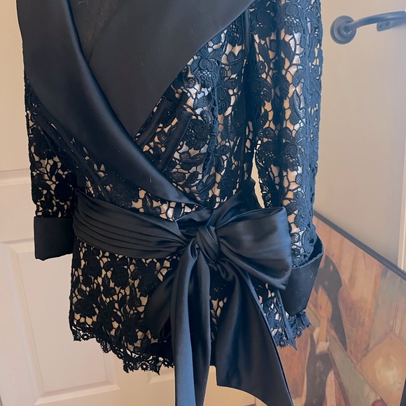 Tadashi - Black Lace Eve Jacket. Showstopper for sure! - Picture 12 of 16